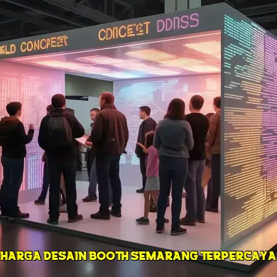 harga desain booth semarang terpercaya
